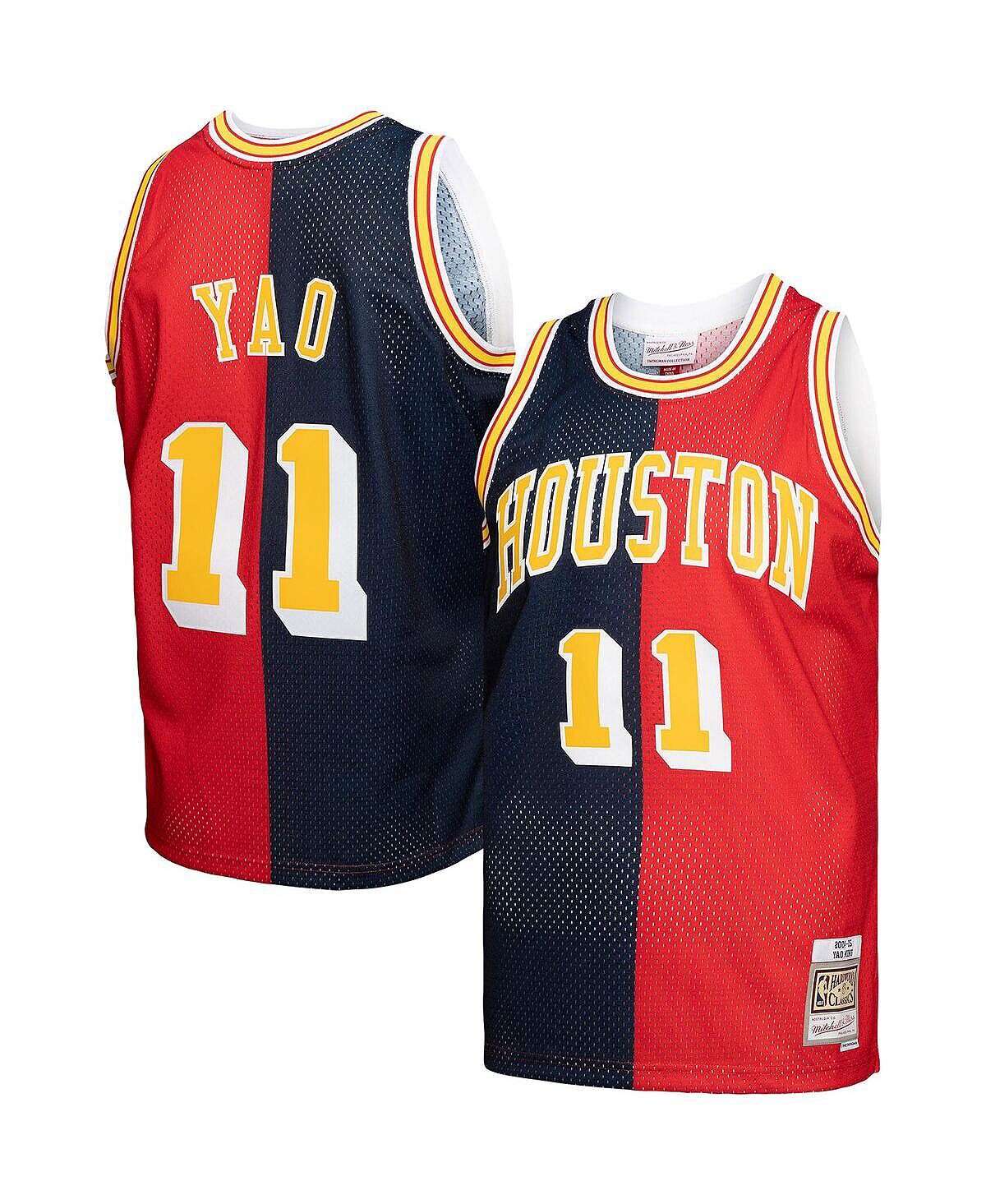 Мужская футболка yao ming navy, red houston rockets hardwood classics 2004-05 split swingman jersey Mitchell & Ness, мульти
Мужская футболка yao ming navy, red houston rockets hardwood classics 2004-05 split swingman jersey Mitchell & Ness, мульти