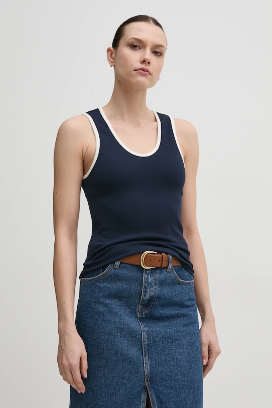 Топ Tommy Hilfiger, темно-синий
Топ Tommy Hilfiger, темно-синий