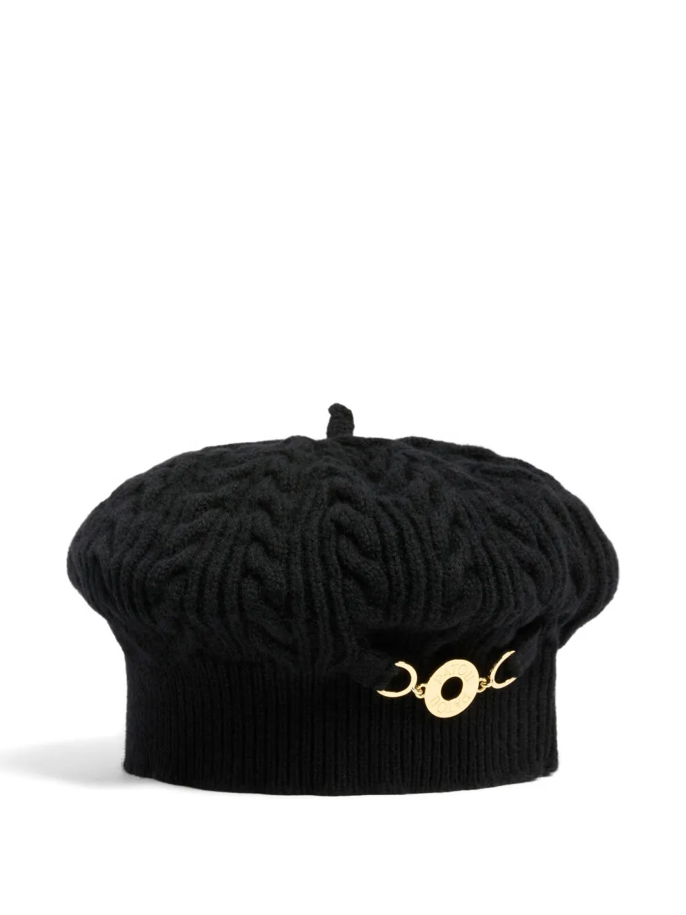 Берет фактурной вязки PATOU, черный
Берет фактурной вязки PATOU, черный