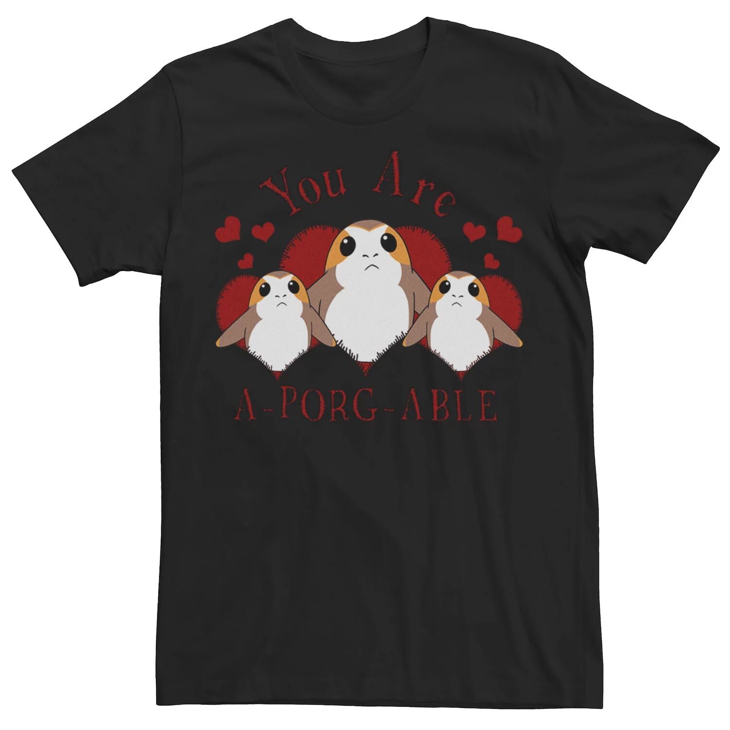 Мужская футболка A-Porg-Able Hearts Star Wars
Мужская футболка A-Porg-Able Hearts Star Wars