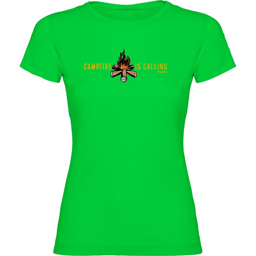 Футболка с коротким рукавом Kruskis Campfire Is Calling, зеленый 
Футболка с коротким рукавом Kruskis Campfire Is Calling, зеленый