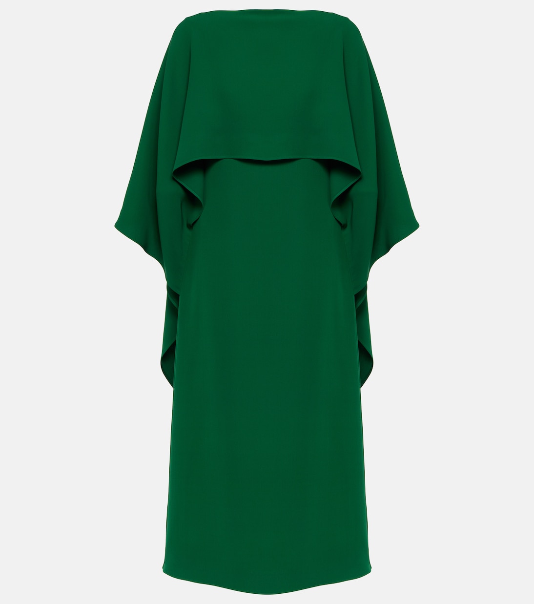 Платье миди из шелкового крепа с накидкой Valentino, Basil Green
Платье миди из шелкового крепа с накидкой Valentino, Basil Green