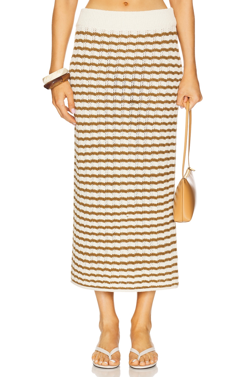 Юбка Alexis A.L.C., parchment & aged bronze stripe
Юбка Alexis A.L.C., parchment & aged bronze stripe