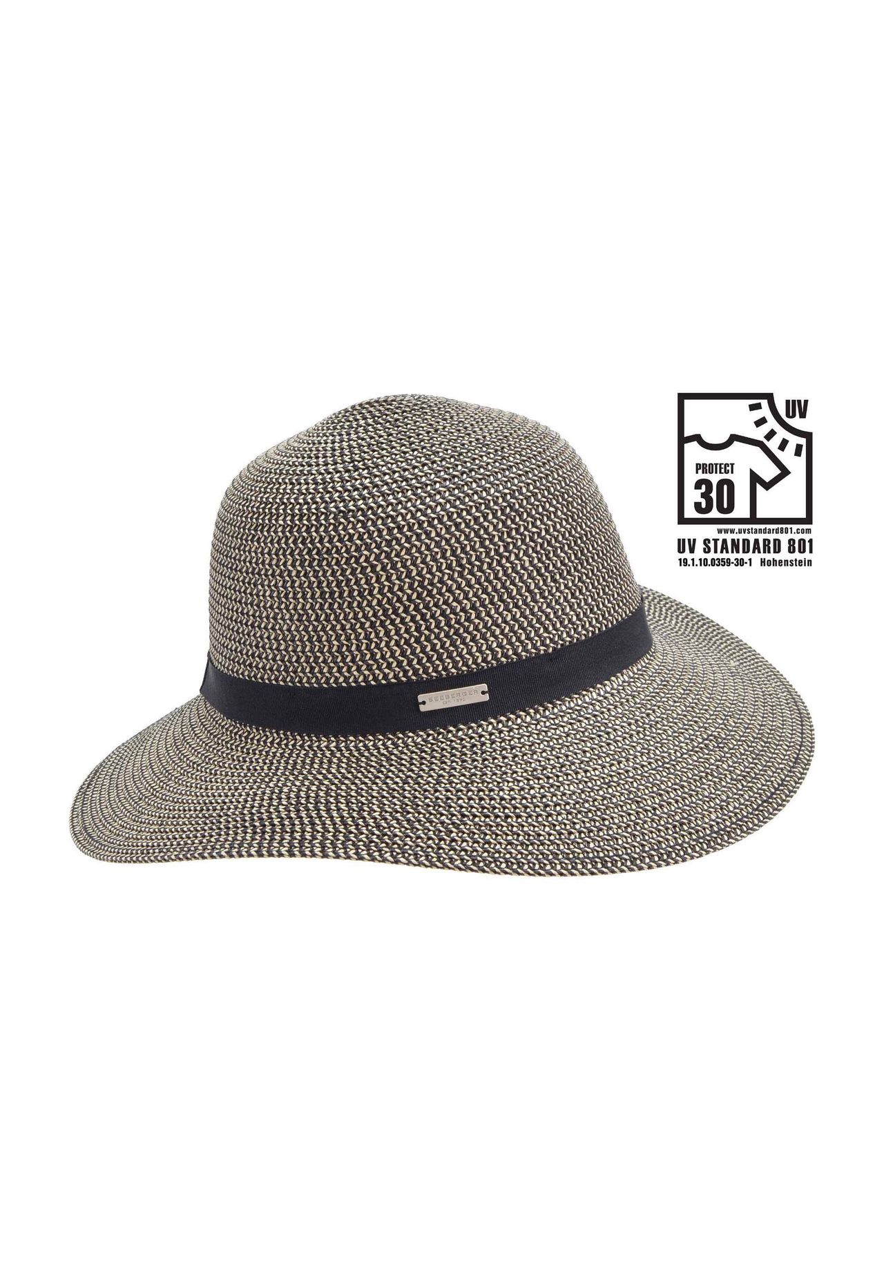 Заслонка для смеси бумажных соломинок с крышкой из репсовой ленты 54893-0 SEEBERGER, цвет Leinen/schwarz 
Заслонка для смеси бумажных соломинок с крышкой из репсовой ленты 54893-0 SEEBERGER, цвет Leinen/schwarz