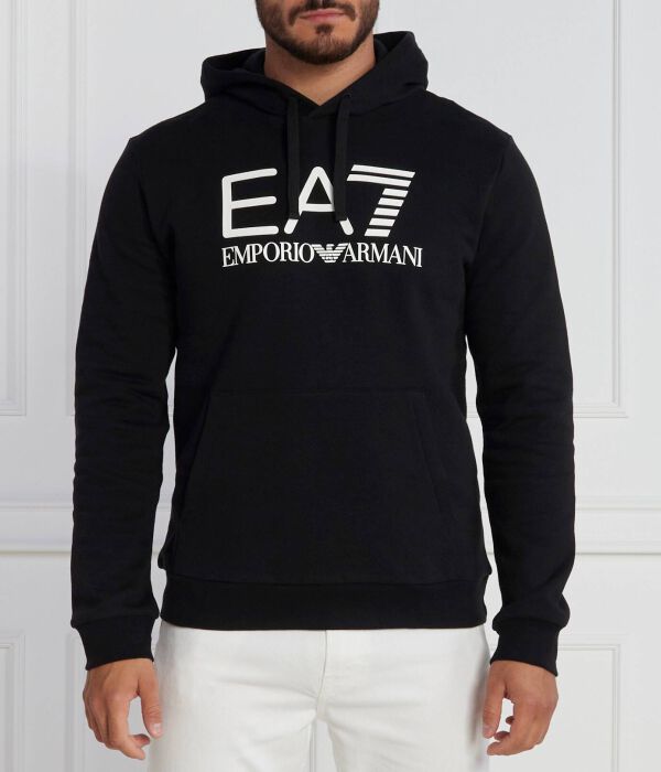 Толстовка мужская Ea7 с капюшоном, черный
Толстовка мужская Ea7 с капюшоном, черный