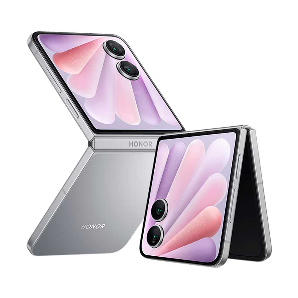 Смартфон Honor Magic V Flip2 (CN), 12Гб/256Гб, Dual Nano-SIM, серебристый 
Смартфон Honor Magic V Flip2 (CN), 12Гб/256Гб, Dual Nano-SIM, серебристый