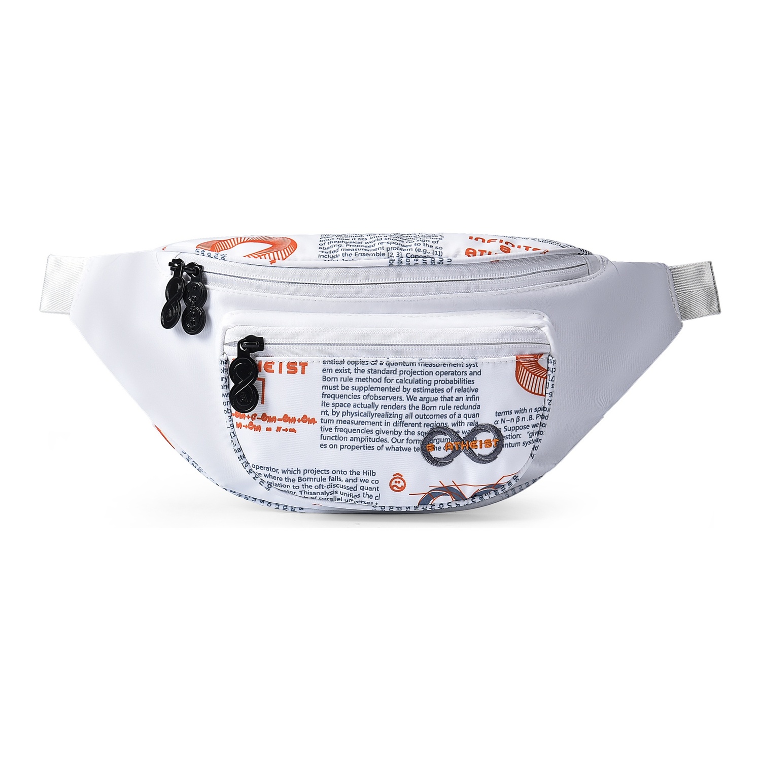 8atheist Нейлоновая наплечная сумка через плечо поясная сумка слинг-бэг унисекс белый, White Full Print 
8atheist Нейлоновая наплечная сумка через плечо поясная сумка слинг-бэг унисекс белый, White Full Print