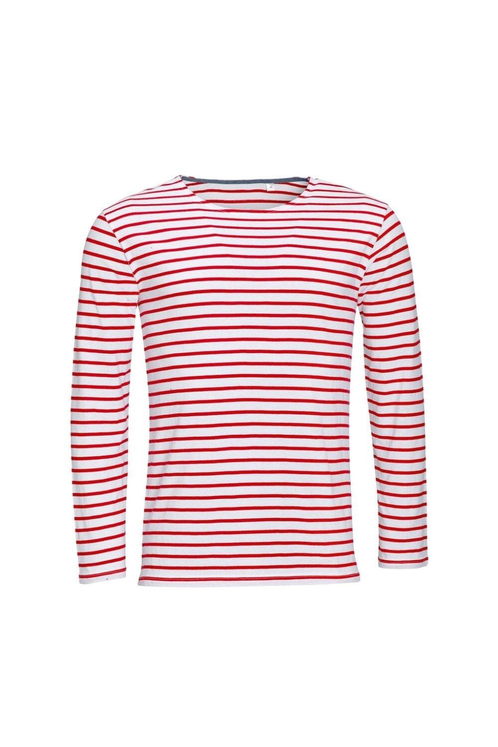 Футболка в полоску с длинным рукавом Marine SOL'S, белый
Футболка в полоску с длинным рукавом Marine SOL'S, белый
