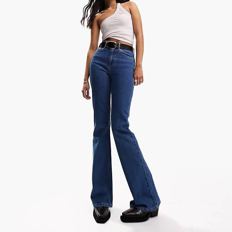 Джинсы Asos Design Flared, синий
Джинсы Asos Design Flared, синий