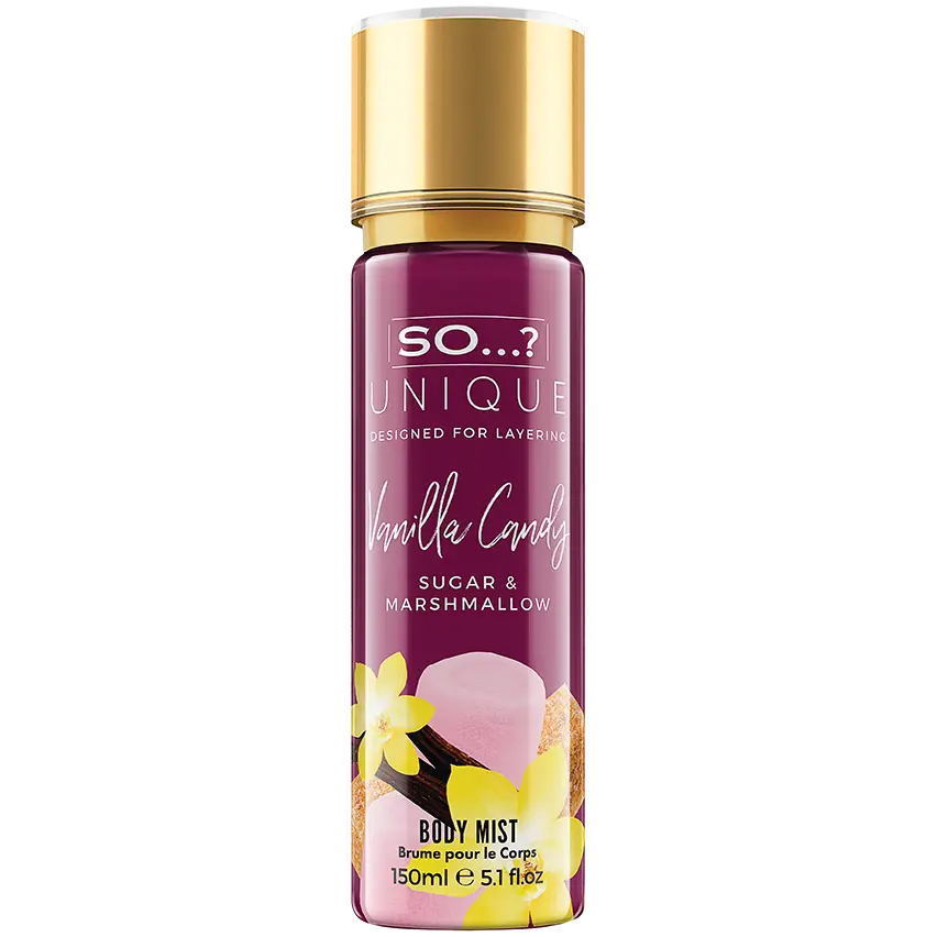 So... Unique Vanilla Candy спрей для тела, 150 мл
So... Unique Vanilla Candy спрей для тела, 150 мл