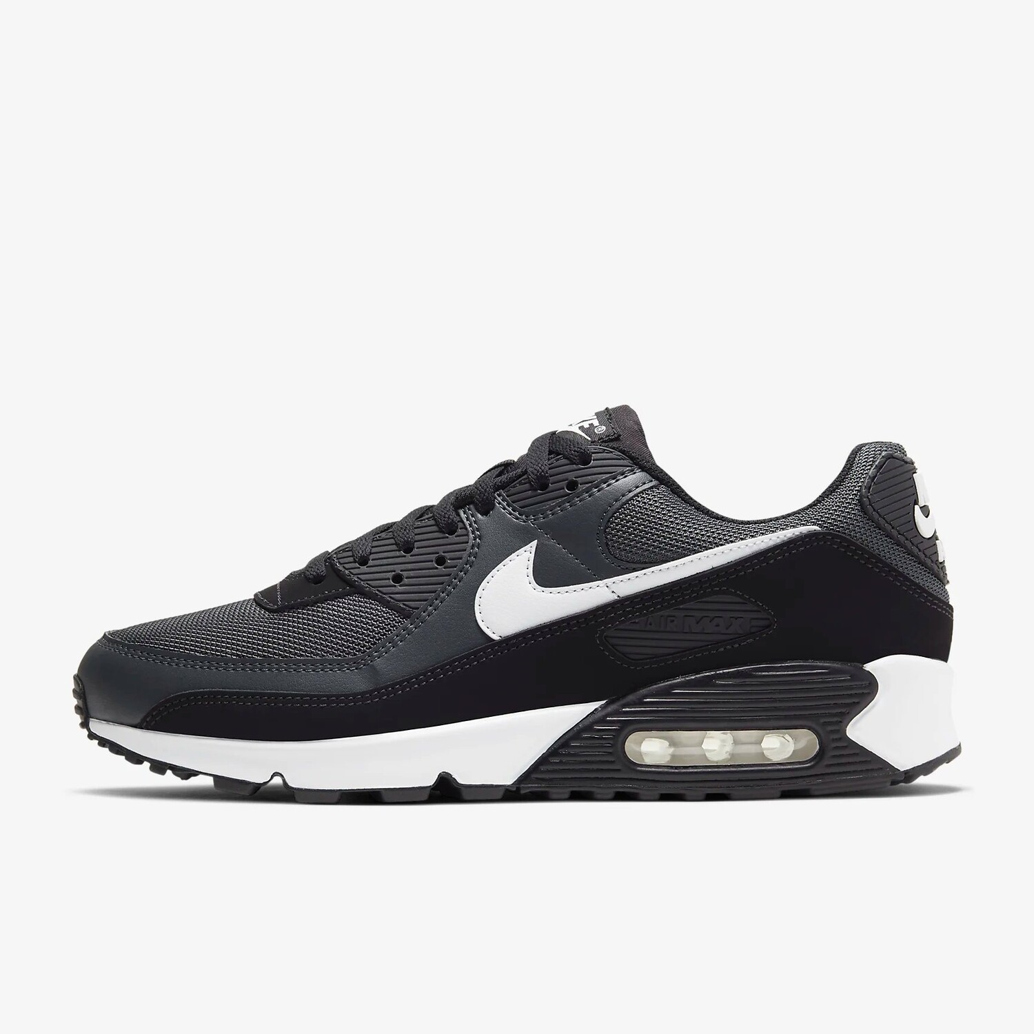Кроссовки Nike Air Max 90, черный/серый/белый
Кроссовки Nike Air Max 90, черный/серый/белый
