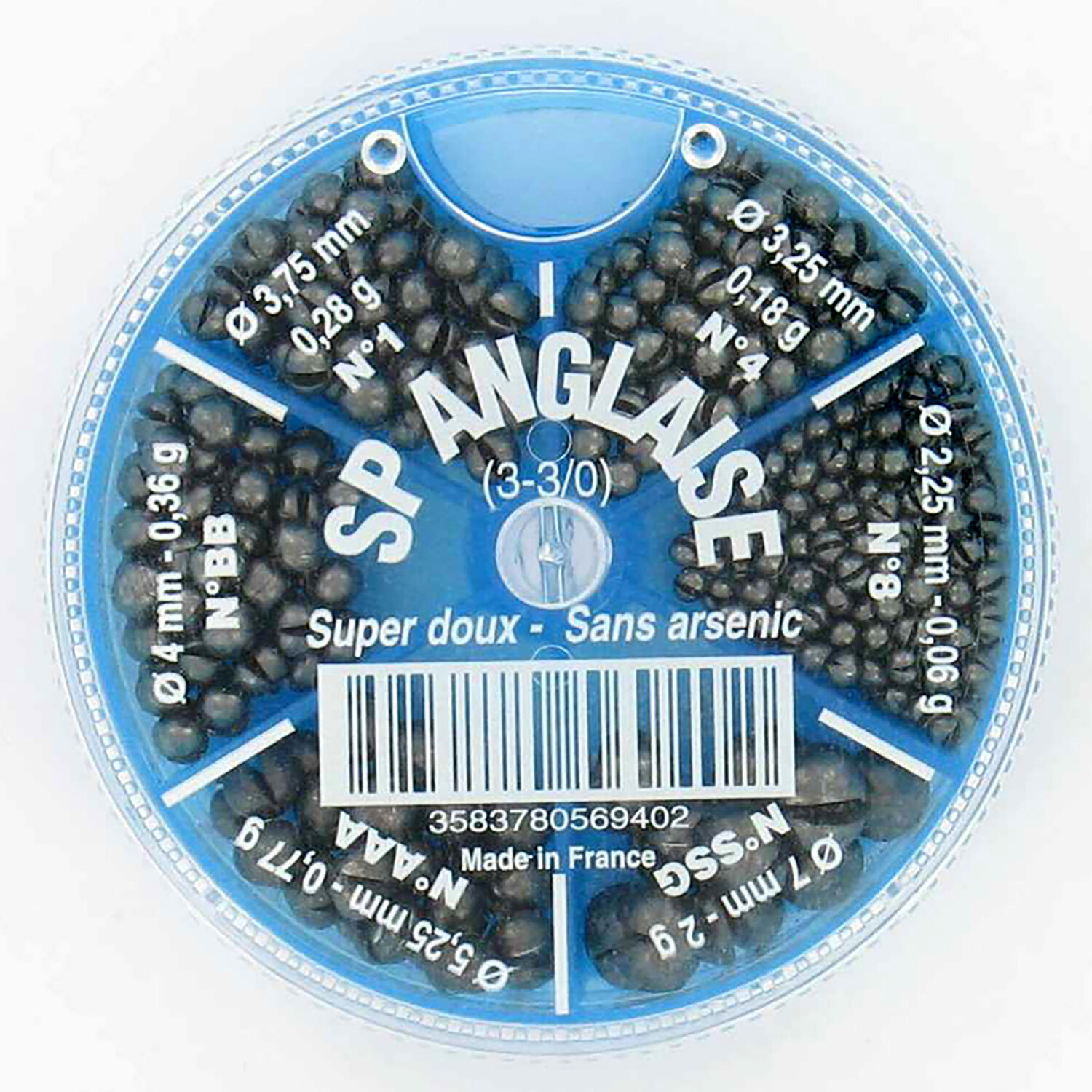 Раздельная свинцовая коробка с 6 отделениями CAPERLAN
Раздельная свинцовая коробка с 6 отделениями CAPERLAN