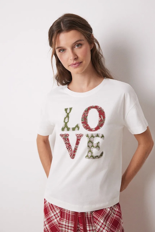 Футболка хлопковая Mix and Match Love Actually Women'Secret, бежевый
Футболка хлопковая Mix and Match Love Actually Women'Secret, бежевый