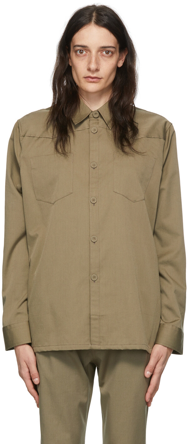 Коричневая шерстяная рубашка HOPE
Коричневая шерстяная рубашка HOPE