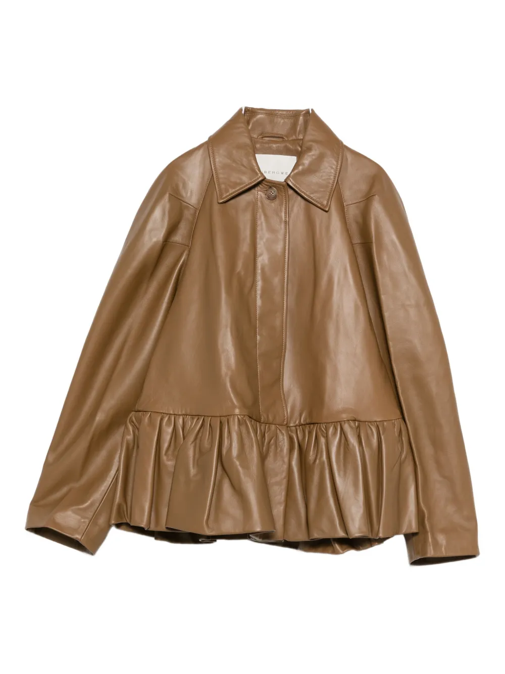 Кожаная куртка с оборками Liberowe, коричневый
Кожаная куртка с оборками Liberowe, коричневый