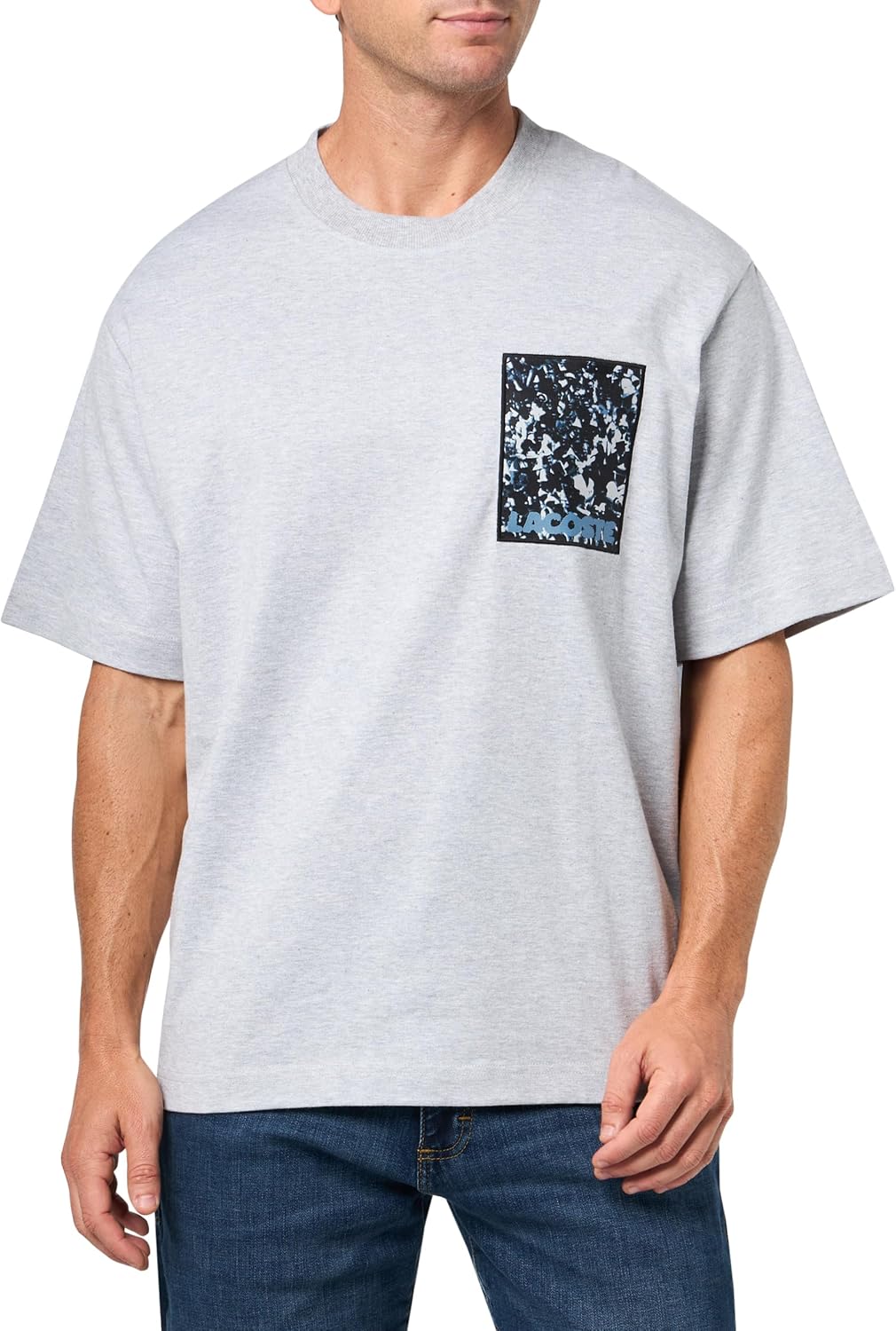 Мужская теннисная футболка Lacoste свободного кроя с принтом, Silver Chine, Серебристый, Мужская теннисная футболка Lacoste свободного кроя с принтом, Silver Chine
Мужская теннисная футболка Lacoste свободного кроя с принтом, Silver Chine, Серебристый, Мужская теннисная футболка Lacoste свободного кроя с принтом, Silver Chine