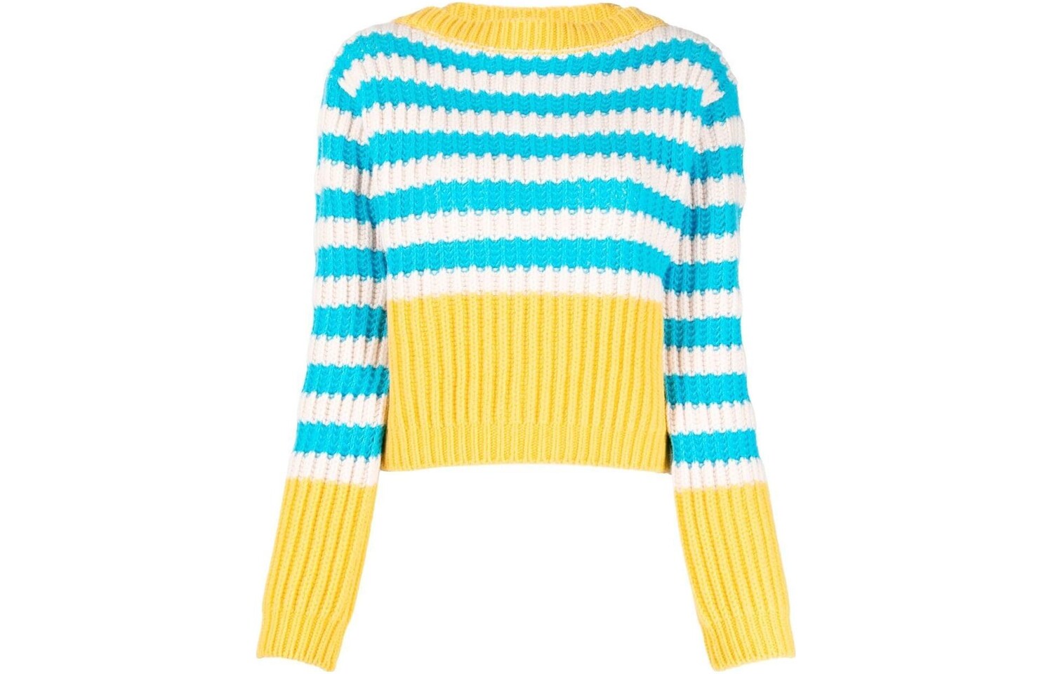 Свитер женский Gucci, голубой / белый / желтый
Свитер женский Gucci, голубой / белый / желтый