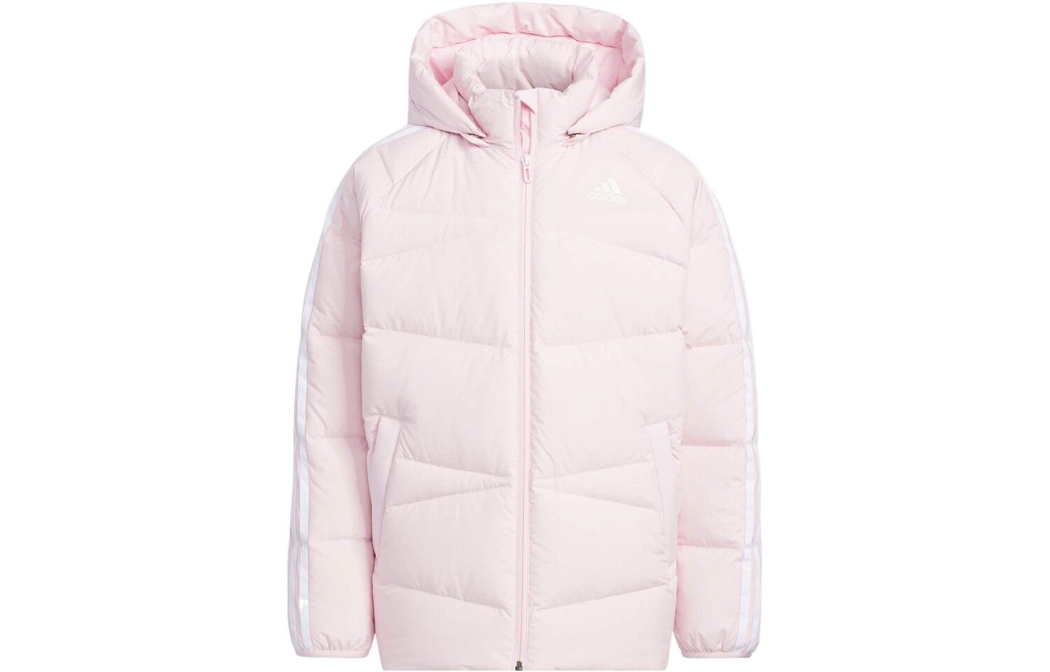 Пуховик Adidas 3-Stripes Hooded, розовый
Пуховик Adidas 3-Stripes Hooded, розовый