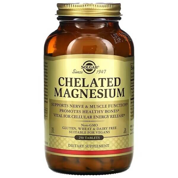 Магний в хелатной форме Solgar, 250 таблеток
Магний в хелатной форме Solgar, 250 таблеток