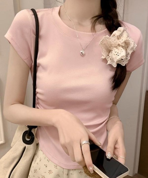 Футболка с присборенным боком, короткий рукав Miniministore, розовый
Футболка с присборенным боком, короткий рукав Miniministore, розовый