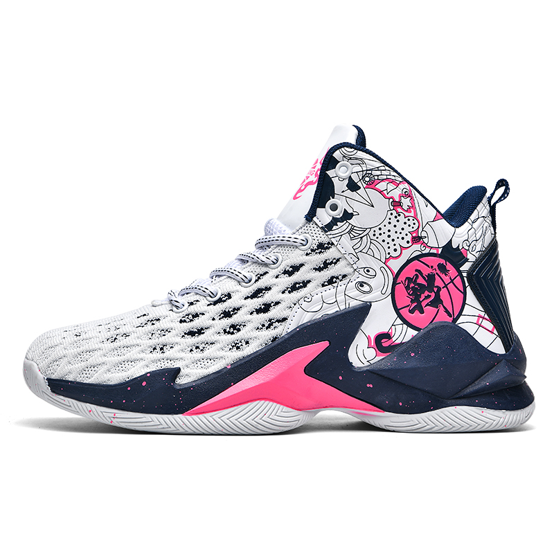 GQWE Амортизирующие нескользящие легкие баскетбольные кроссовки мид-топ Unisex бело-розово-красные, цвет White Rose Red
GQWE Амортизирующие нескользящие легкие баскетбольные кроссовки мид-топ Unisex бело-розово-красные, цвет White Rose Red