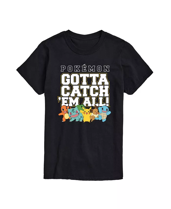 Мужская футболка с коротким рукавом Pokémon Gotta Catch All AIRWAVES, черный
Мужская футболка с коротким рукавом Pokémon Gotta Catch All AIRWAVES, черный