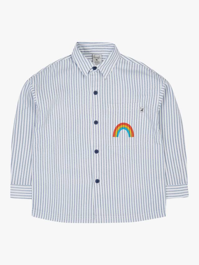 Детская рубашка в полоску из органического хлопка lerryn Frugi, синий
Детская рубашка в полоску из органического хлопка lerryn Frugi, синий
