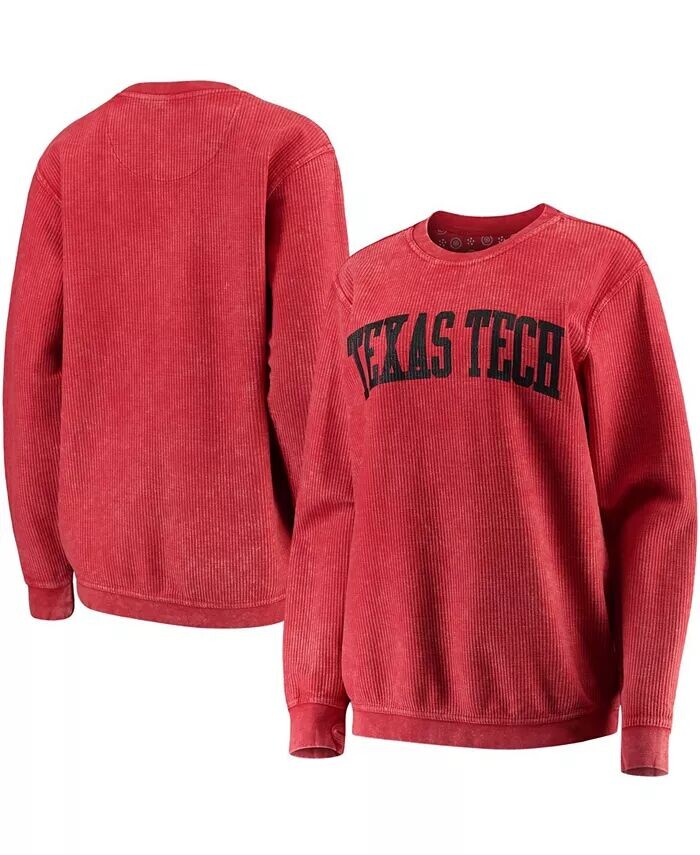 Женский красный свитер Texas Tech Red Raiders с удобным шнурком в винтажном стиле, базовый пуловер с аркой Pressbox
Женский красный свитер Texas Tech Red Raiders с удобным шнурком в винтажном стиле, базовый пуловер с аркой Pressbox