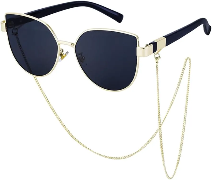 Большие солнцезащитные очки «кошачий глаз» для женщин, крупная оправа, винтажные очки-«кошачий глаз», защита от ультрафиолета UV400 LANGSER, C2 Gold Gray
Большие солнцезащитные очки «кошачий глаз» для женщин, крупная оправа, винтажные очки-«кошачий глаз», защита от ультрафиолета UV400 LANGSER, C2 Gold Gray