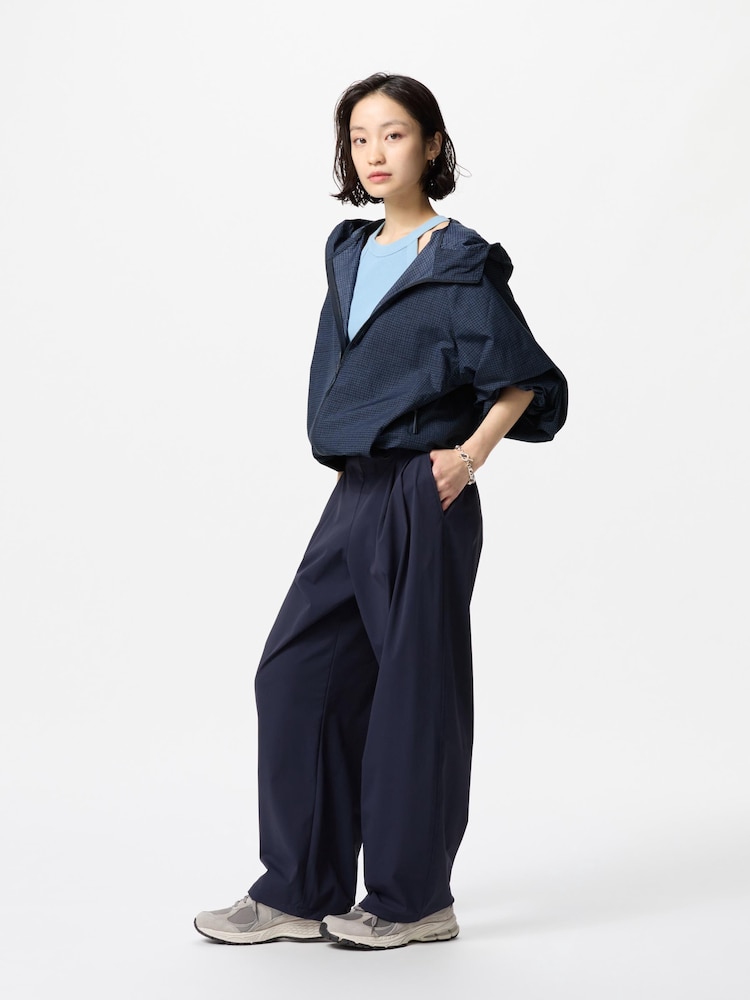 Ультраэластичные широкие брюки Uniqlo, синий
Ультраэластичные широкие брюки Uniqlo, синий