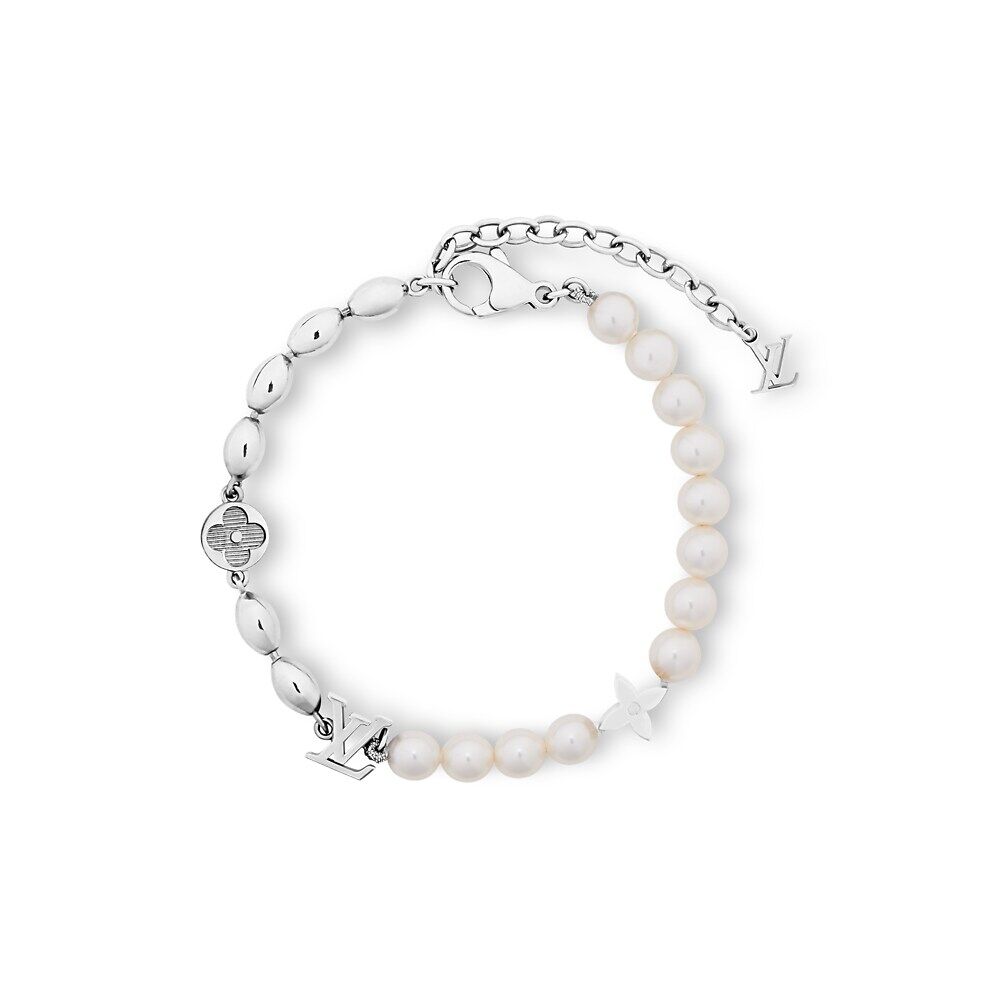 Браслет из жемчуга Fusion Louis Vuitton, серебряный
Браслет из жемчуга Fusion Louis Vuitton, серебряный