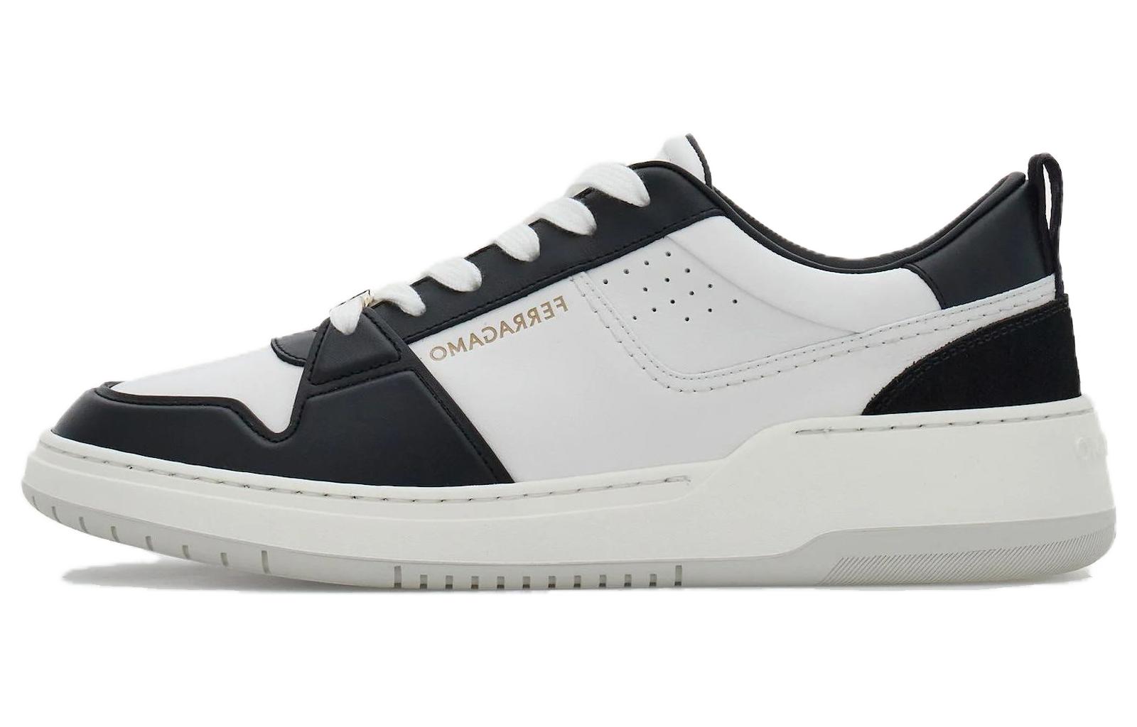 Футболка FERRAGAMO Двухцветные кожаные кроссовки, черно-белые
Футболка FERRAGAMO Двухцветные кожаные кроссовки, черно-белые