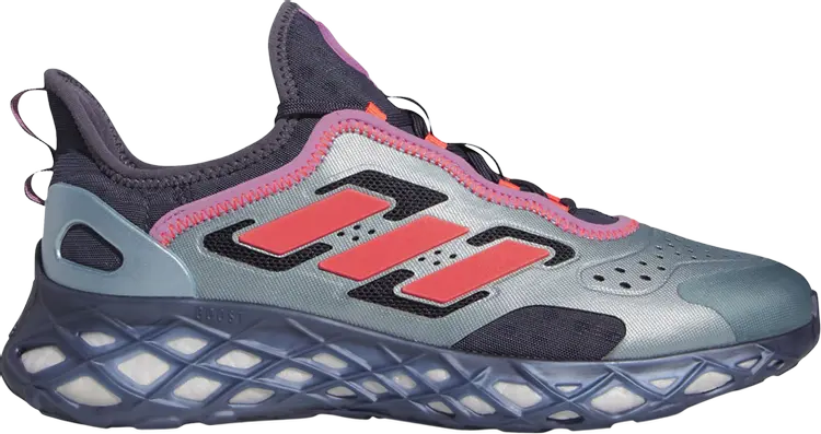 Кроссовки Adidas Web Boost 'Magic Grey Impact Orange', серый
Кроссовки Adidas Web Boost 'Magic Grey Impact Orange', серый