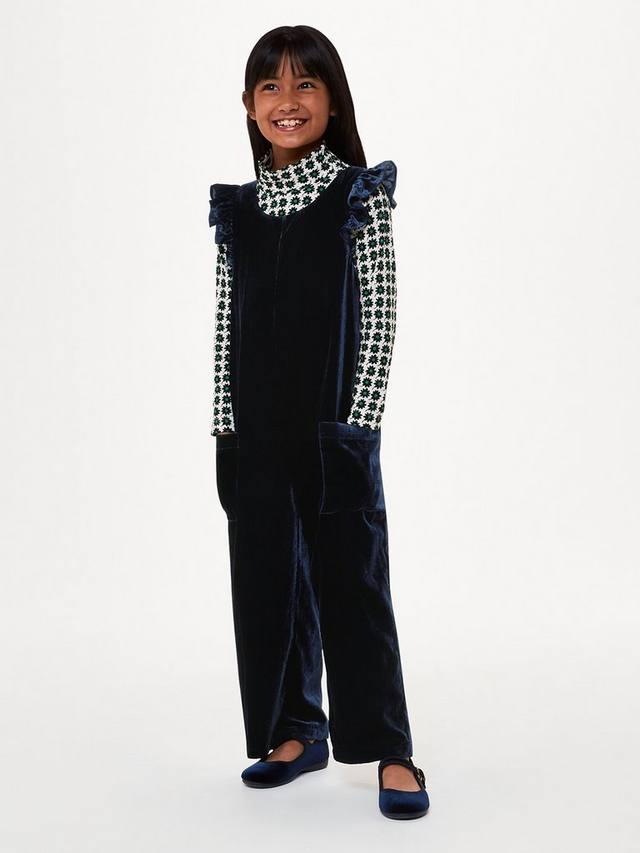 Детский комбинезон Evelyn из вельвета Whistles, Navy
Детский комбинезон Evelyn из вельвета Whistles, Navy