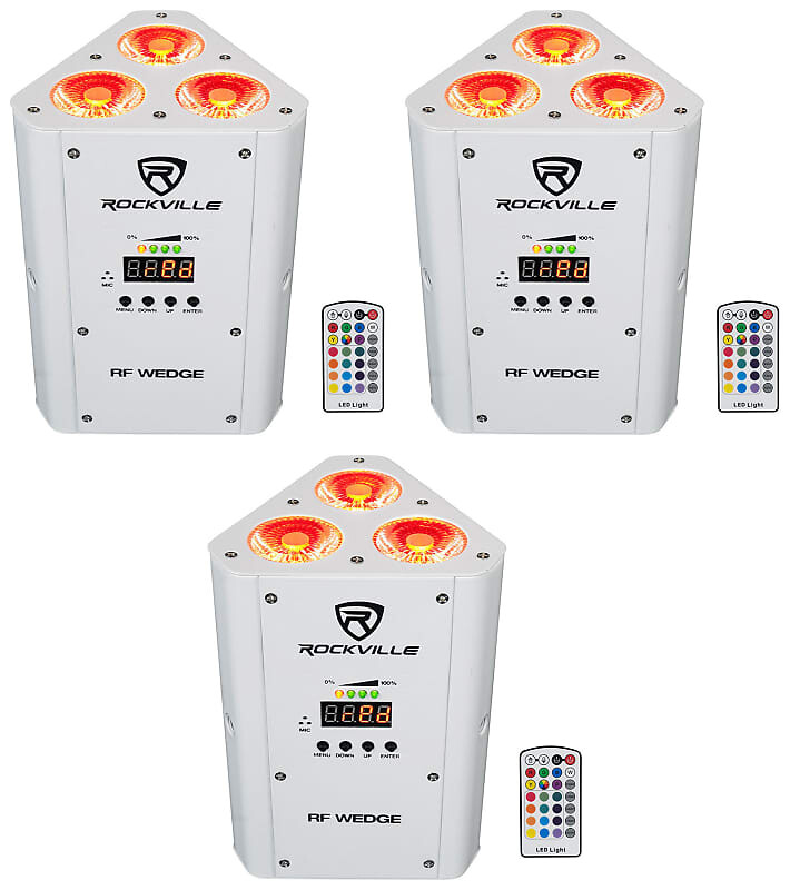 Комплект 3 Rockville RF WEDGE WHITE RGBWA + UV Аккумулятор Беспроводной DMX DJ Up Lights + RF Remotes 3 RF WEDGE WHITE
Комплект 3 Rockville RF WEDGE WHITE RGBWA + UV Аккумулятор Беспроводной DMX DJ Up Lights + RF Remotes 3 RF WEDGE WHITE