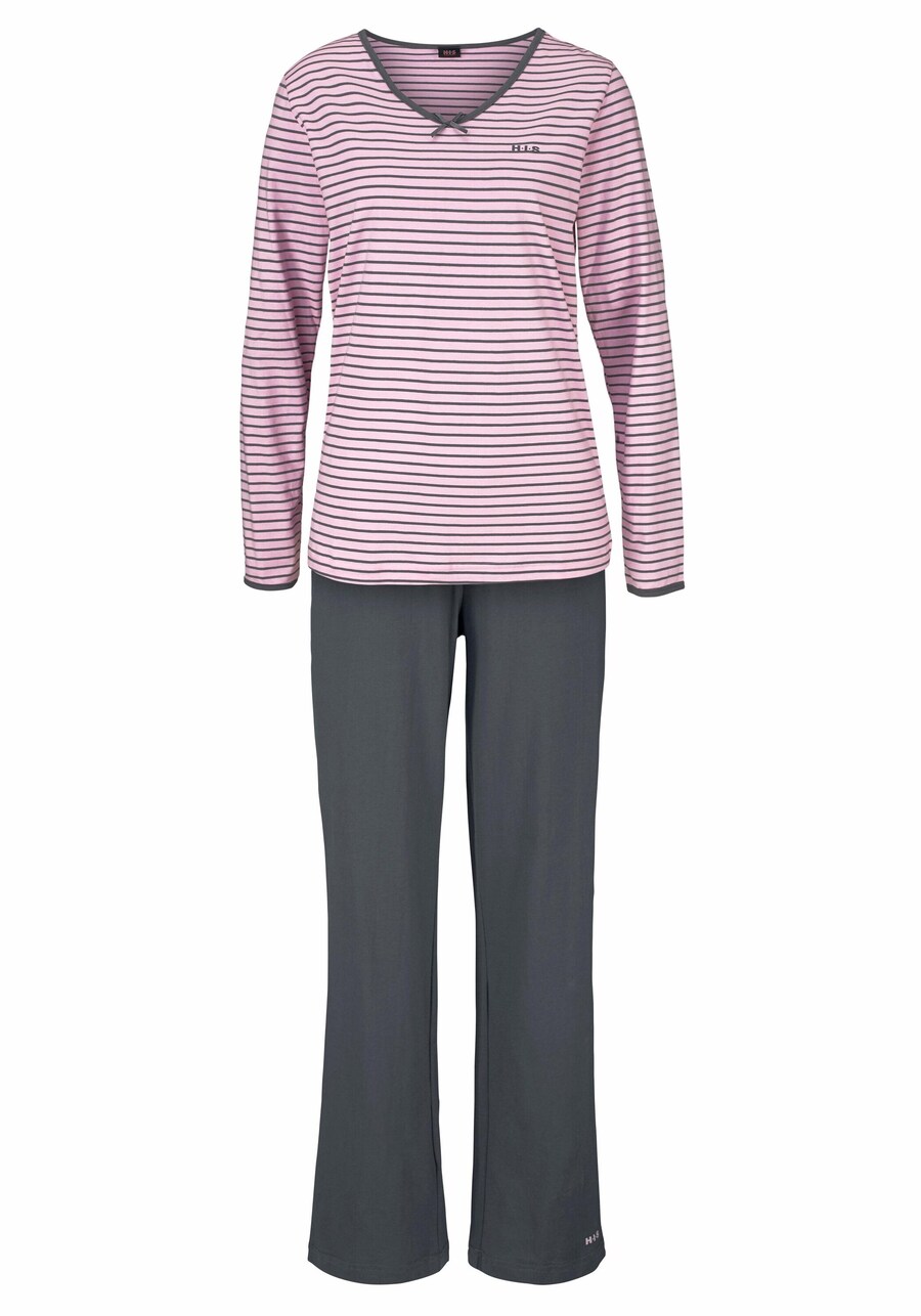 Пижама H.I.S, темно-серый/розовый
Пижама H.I.S, темно-серый/розовый