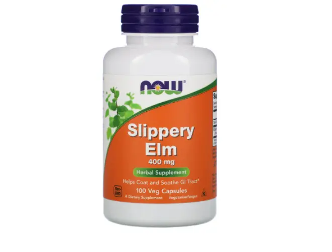 Вяз скользкий NOW Foods 400 мг, 100 растительных капсул