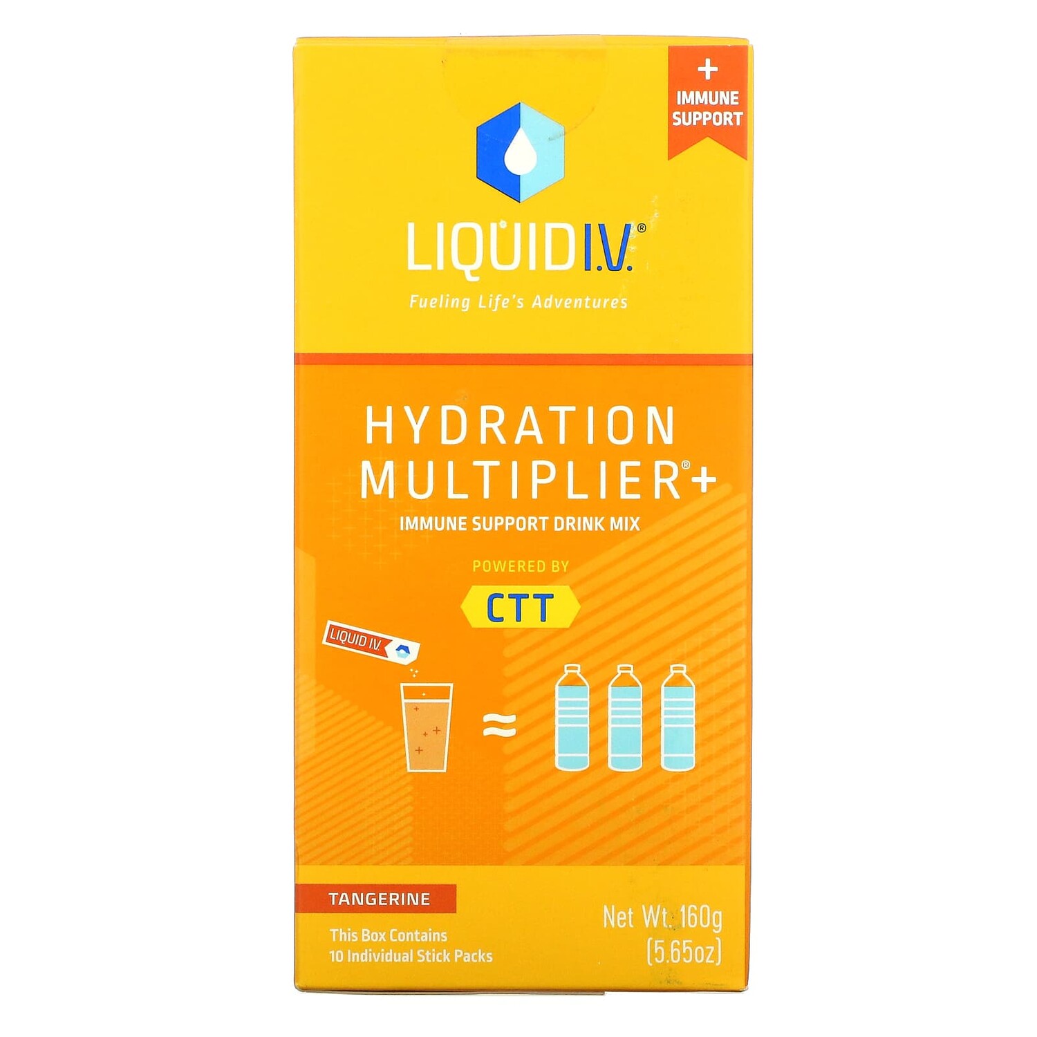 Напиток Liquid I.V. для усиления гидратации + поддержка иммунитета, мандарин, 10 отдельных пакетиков по 16 г
Напиток Liquid I.V. для усиления гидратации + поддержка иммунитета, мандарин, 10 отдельных пакетиков по 16 г