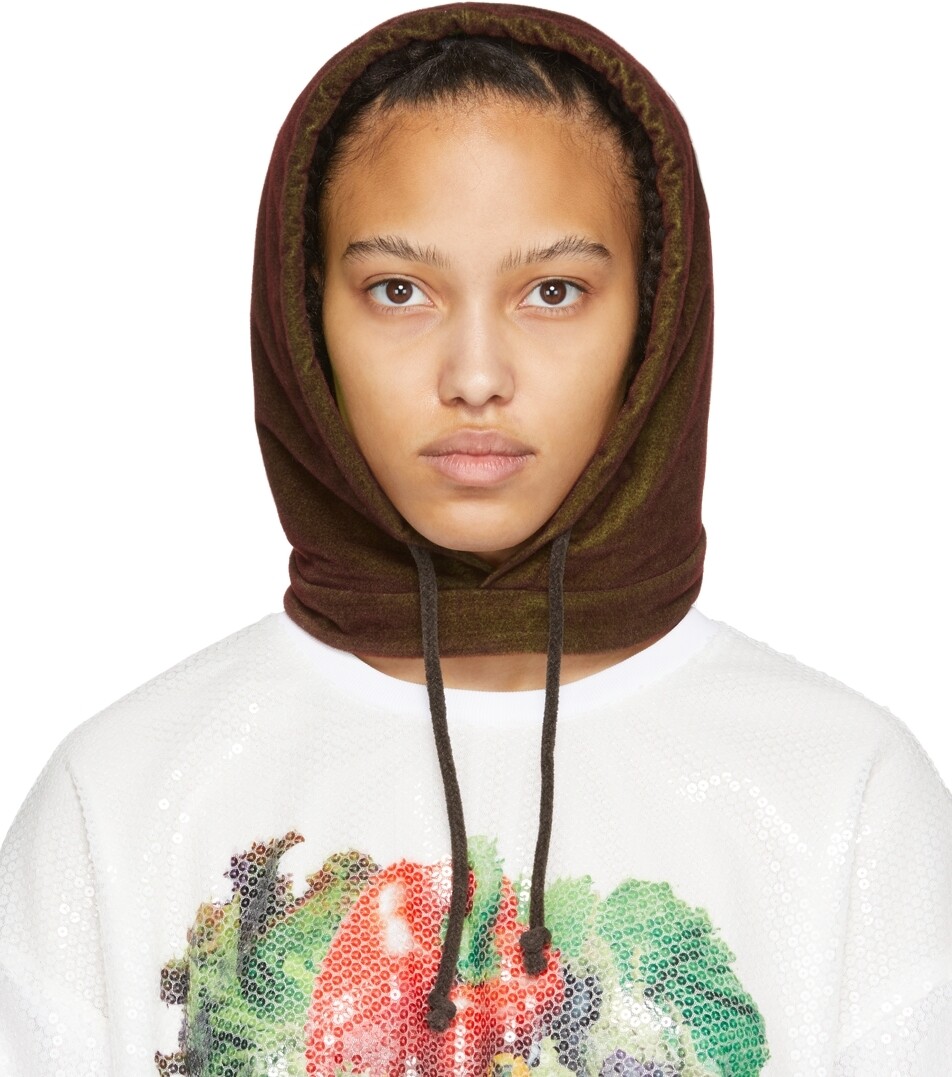 Коричнево-зеленая шапка киви Doublet 
Коричнево-зеленая шапка киви Doublet