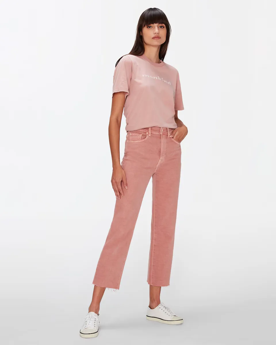 Женские прямые джинсы Logan Stovepipe с высокой посадкой длиной до щиколотки 7 For all mankind, розовый
Женские прямые джинсы Logan Stovepipe с высокой посадкой длиной до щиколотки 7 For all mankind, розовый