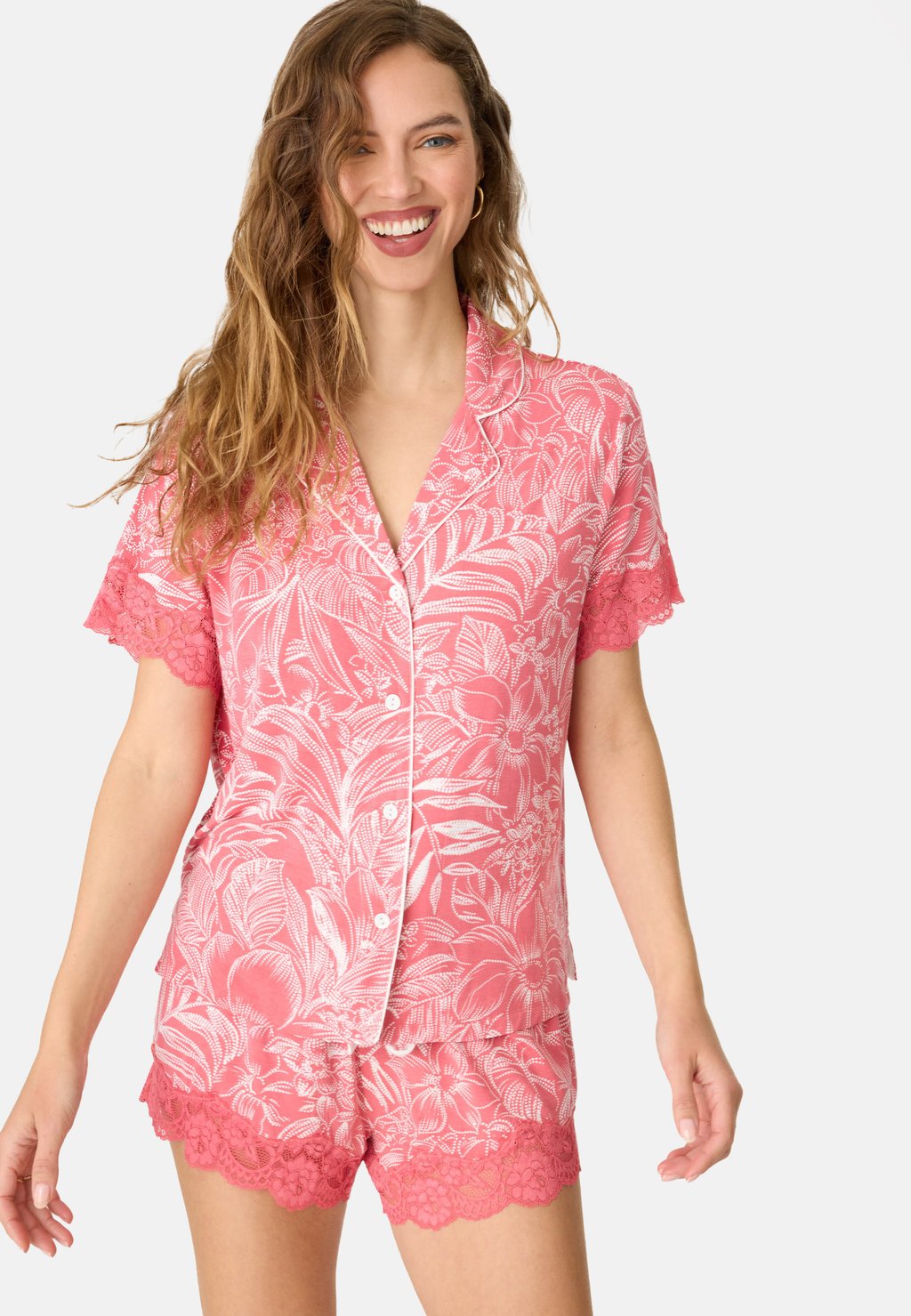 Верх пижамы PJ Salvage, розовый
Верх пижамы PJ Salvage, розовый