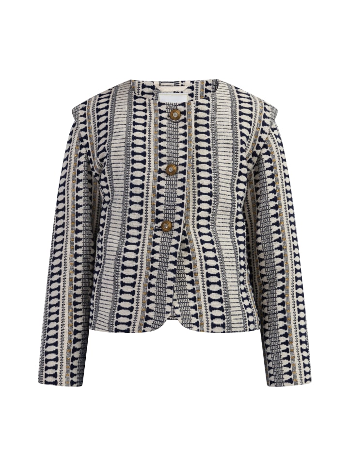 IZIA Детский пиджак темно-синего и кремового цвета
IZIA Детский пиджак темно-синего и кремового цвета