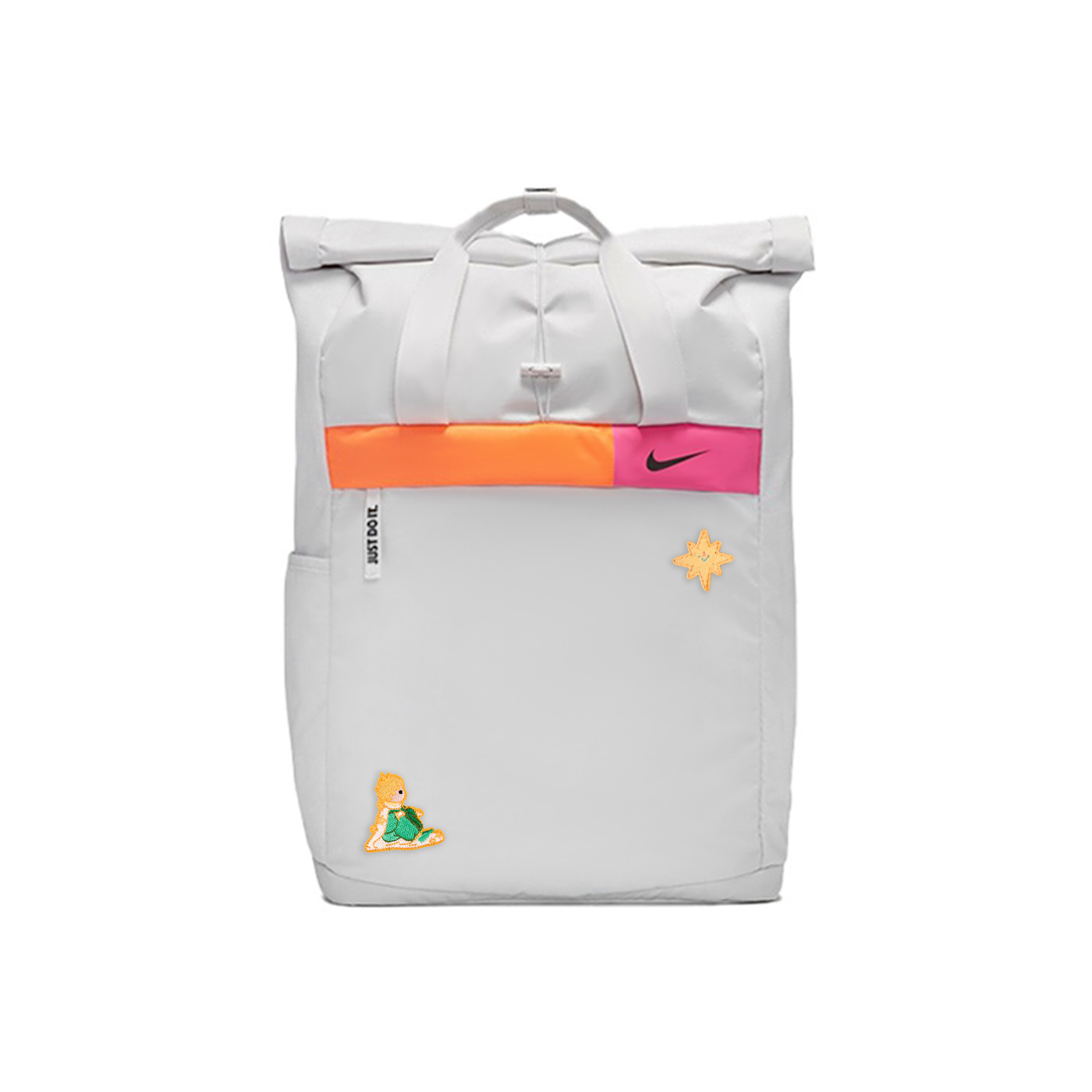 Nike Тканевый рюкзак унисекс светло-серебристый серый, Meowth Prince 
Nike Тканевый рюкзак унисекс светло-серебристый серый, Meowth Prince