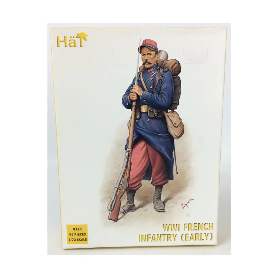 Французская пехота времен Первой мировой войны (ранняя часть), Historical Plastic Military Figures - WWI (1:72) (Hat Industries)
Французская пехота времен Первой мировой войны (ранняя часть), Historical Plastic Military Figures - WWI (1:72) (Hat Industries)