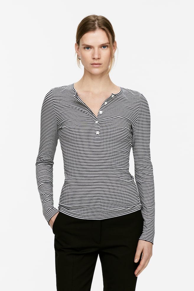 Ребристая рубашка хенли Arket, мультиколор
Ребристая рубашка хенли Arket, мультиколор