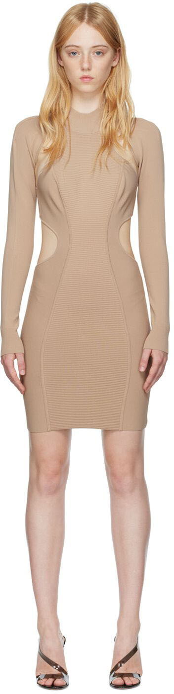 Бежевое османское мини-платье Herve Leger, Бежевый, Бежевое османское мини-платье Herve Leger
Бежевое османское мини-платье Herve Leger, Бежевый, Бежевое османское мини-платье Herve Leger