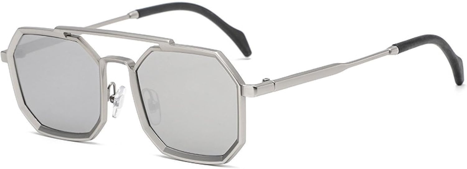 Женские солнцезащитные очки с двойной перемычкой, металлическая оправа, зеркальные линзы, защита от УФ-излучения UV400; мужские солнцезащитные очки в стиле панк DSVIGF, 01
Женские солнцезащитные очки с двойной перемычкой, металлическая оправа, зеркальные линзы, защита от УФ-излучения UV400; мужские солнцезащитные очки в стиле панк DSVIGF, 01