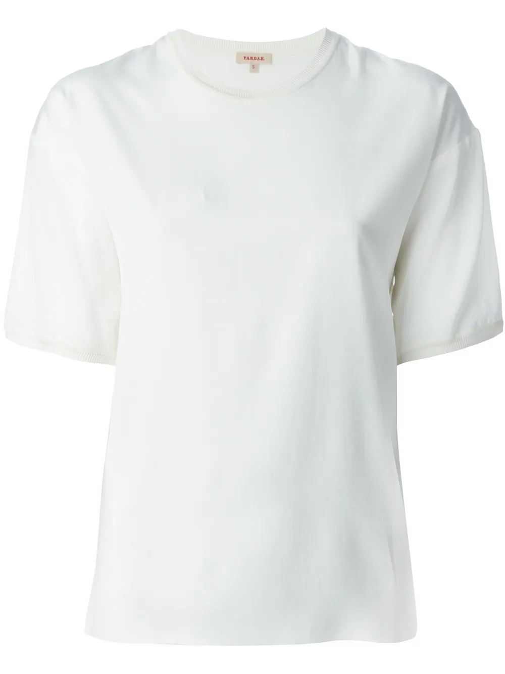 Блузка с круглым вырезом P.A.R.O.S.H., белый
Блузка с круглым вырезом P.A.R.O.S.H., белый