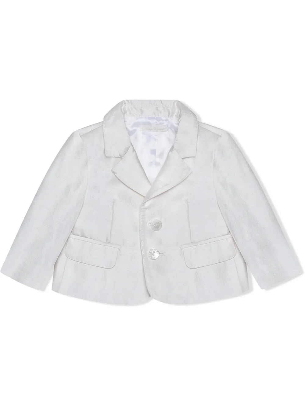 Однобортный блейзер Dolce & Gabbana Kids, белый
Однобортный блейзер Dolce & Gabbana Kids, белый