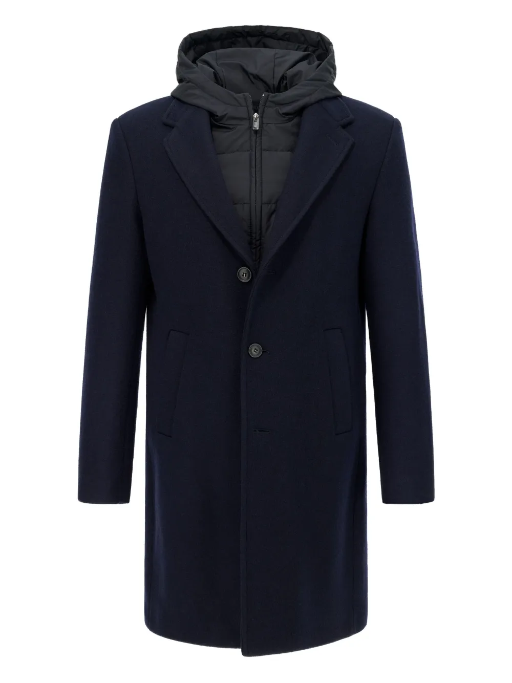 Однобортное стеганое пальто Boggi Milano, синий
Однобортное стеганое пальто Boggi Milano, синий